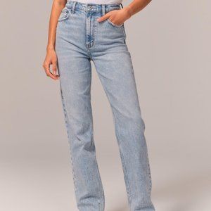 NWT Abercrombie & Fitch Jeans 90s Straight Ultra High Rise Jeans